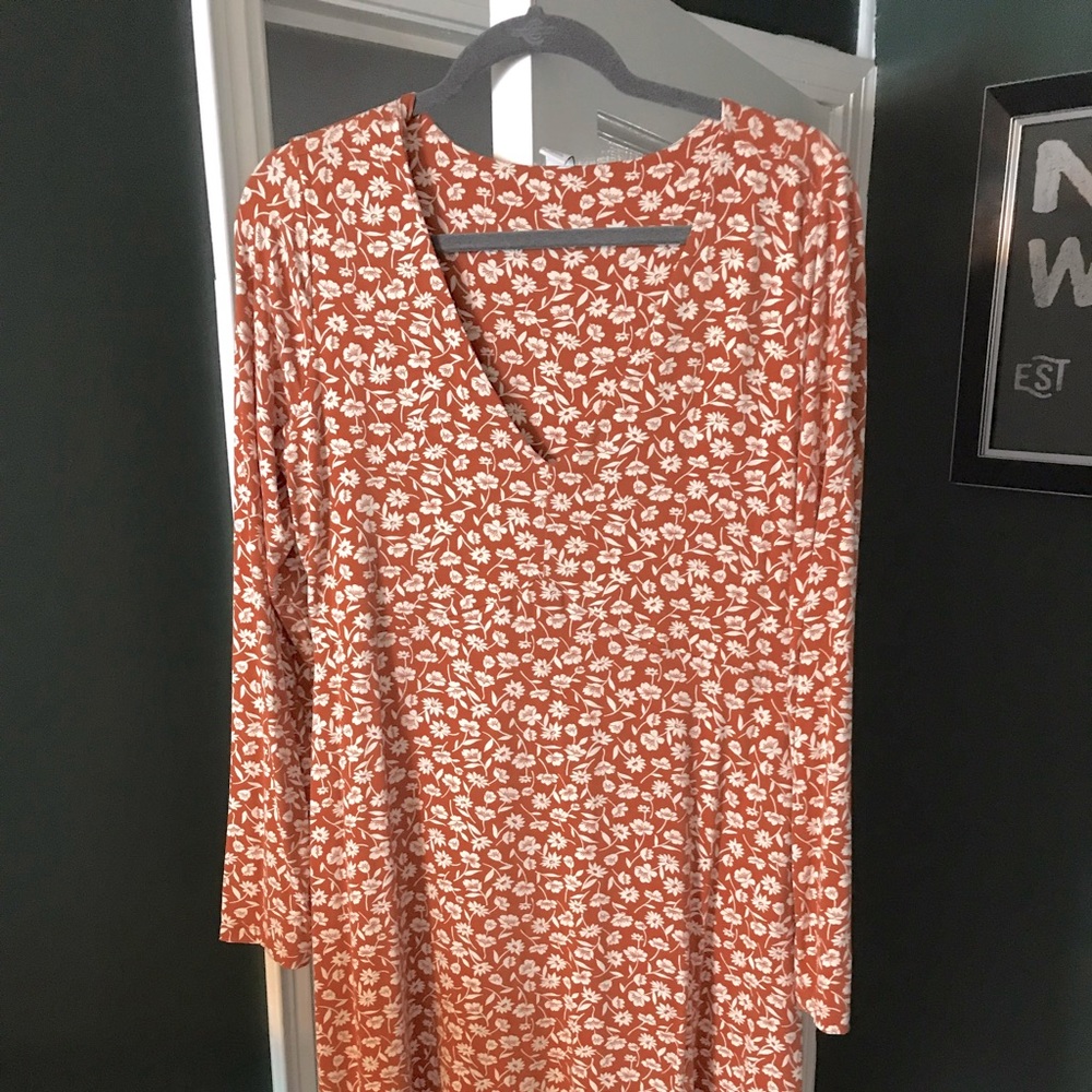 Old Navy Fit and Flare Dress, Size large